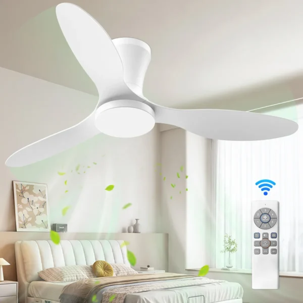 Ventilador de teto Airwit 42” com luz LED e motor DC silencioso
