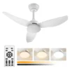 Ventilador de teto Airwit 36” compacto com luz LED e motor DC silencioso