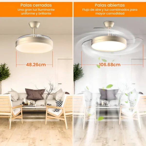 Controle remoto multifuncional do ventilador Airwit 42”