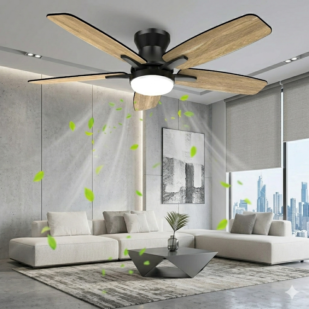 AIRWIT Model 60009 ceiling fan for Malaysia retail showroom and apartment sales